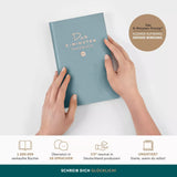 Das 6-Minuten Tagebuch PUR - mehr Dankbarkeit & Achtsamkeit- aquarellblau