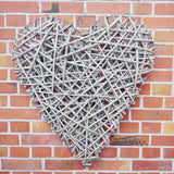 Herz extra groß natur Wanddeko