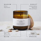 Duftkerze im Glas "Ein langer Tag am Meer"