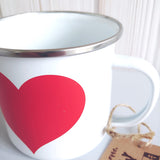 Tasse Emaille Becher von Sass & Belle 250ml