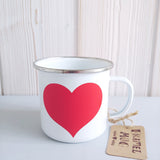 Tasse Emaille Becher von Sass & Belle 250ml