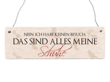 Interluxe Holzschild  "das sind alles meine Schuhe" shabby