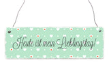 Interluxe Holzschild  "Lieblingstag" shabby