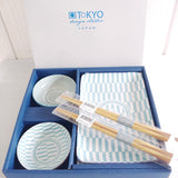 NIPPON Sushi-Set für 2 mint grün 6tlg.