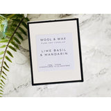 Duftkerze Deluxe Limette Basilikum & Mandarine