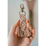 Makramee Schlüsselanhänger in verschiedenen Farben, Mini