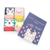 Socken Giftbox Mädchen Socks 7-9 Jahre Animals