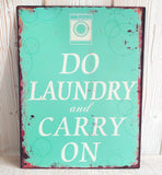 Schild für die Waschküche "Laundry"