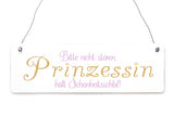 Interluxe Holzschild  "Prinzessin im Schönheitsschlaf" shabby