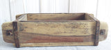 Holzkiste antik Ziegelform Holz