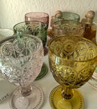 Chic Antique Saint-Émilion Weinglas mit Muster 6 Stück