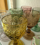 Chic Antique Saint-Émilion Weinglas mit Muster 6 Stück