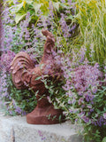 Hahn Gartenfigur Figur Statue Edelrost outdoor