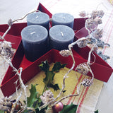 Tablett STERN rot Obstteller Deko