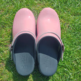 SANITA Clogs original FREYA Gr. 36 open patent rose
