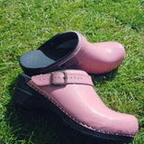 SANITA Clogs original FREYA Gr. 36 open patent rose