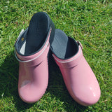 SANITA Clogs original FREYA Gr. 36 open patent rose