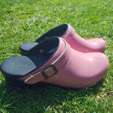 SANITA Clogs original FREYA Gr. 36 open patent rose