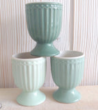 Eierbecher 3er Set ALICE Greengate every day collection Rillendesign