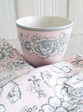 Greengate Servietten aus Stoff 4er Set ELLA pink