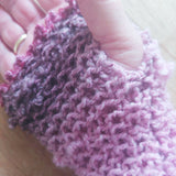 Handstulpen Strickstulpen pink