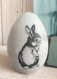Deko Osterei stehend Beton oder Keramik