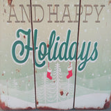 Wanddeko Schild Merry Christmas im amerikanischen Stil