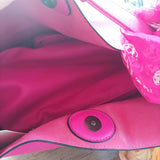 City Bag XL Handtasche Schultertasche 2in1 neonpink