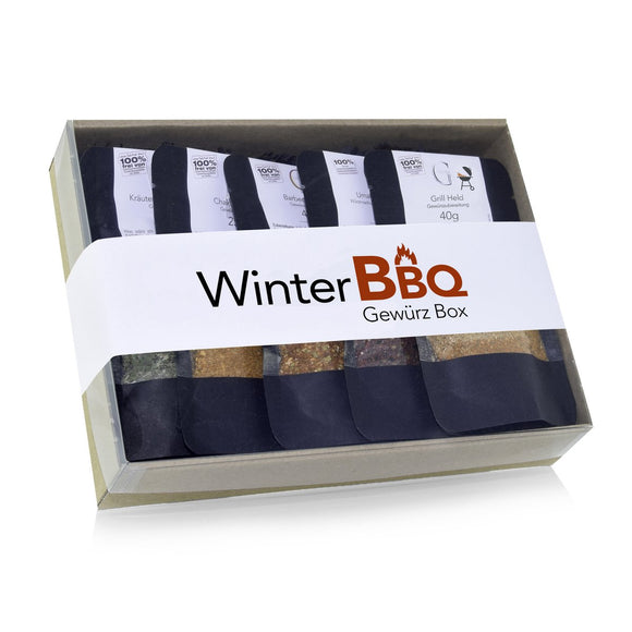 Winter BBQ Gewürzbox – Geschenkset