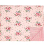 Quilt Plaid Greengate MARLEY pale pink 100x140 cm