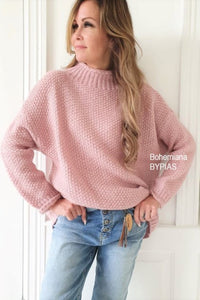 BYPIAS Pullover "FLOW" Loose Jumper Mohair