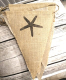 Wimpelkette Girlande "Winter" Jute