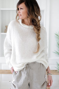 BYPIAS Pullover Loose Jumper Mohair.