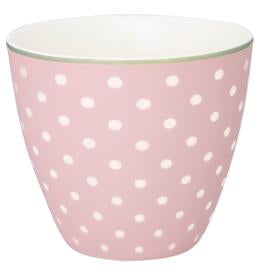 Greengate Latte Cup Spot pale pink