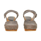 Sandalen Clogs MATRIX Gr.41 flex Holzsohle Leder