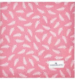 Greengate Servietten aus Stoff 6er Set grau rosa Häkelborte