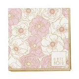 Greengate Papierservietten "Flori" pale pink 20 Stück