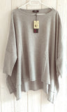 Poncho Pullover "INDIAN SUMMER" mit Cashmere