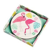 Flamingo Untersetzer Coaster rund