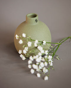 Storefactory Vase Albacken rund grün