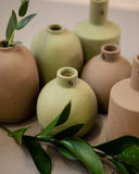 Storefactory Vase Albacken oval grün