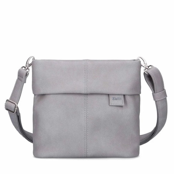 ZWEI Handtasche Mademoiselle M8 canvas grey Schultertasche klein
