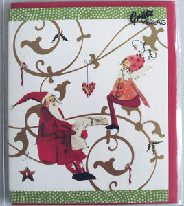 Weihnachten Geschenkkarte klein mit Umschlag