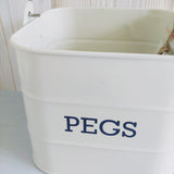 Waschmittel-Box im Set mit Klammersammler Laundry / Pegs