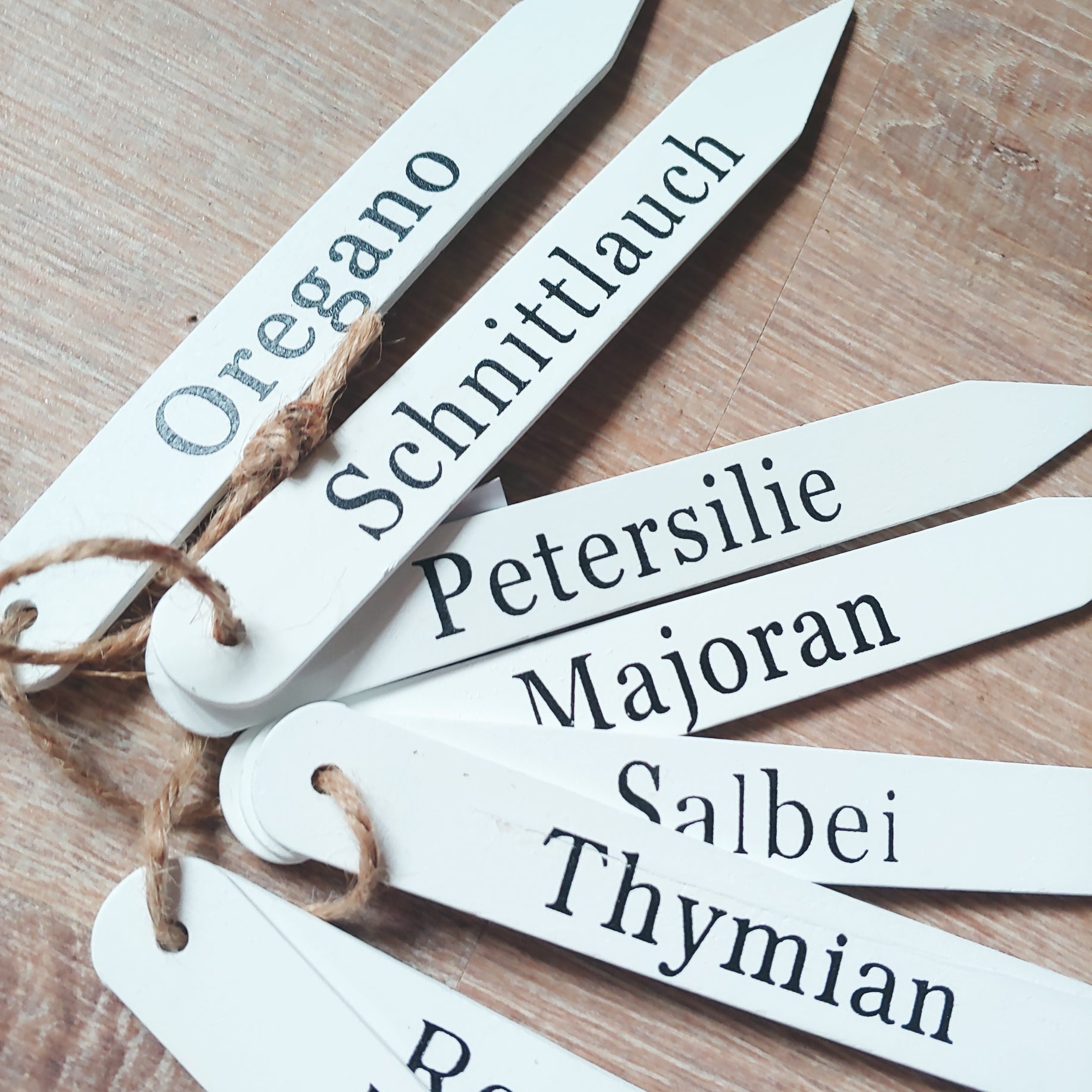 Kräuterschild Thymian – Emaille Erdspieß 50 Cm Für Garten