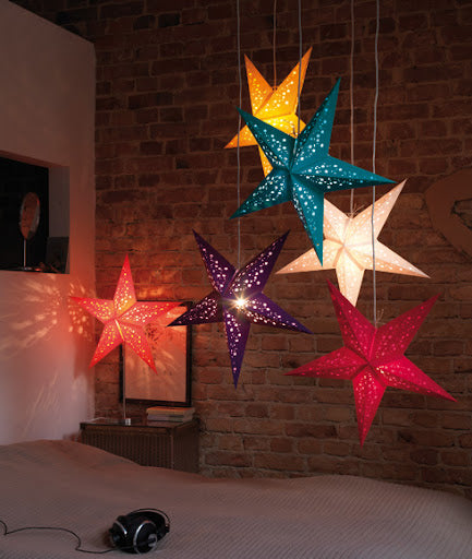 Starlightz® Leuchtstern Papiersterne Gr. M Mia red indoor