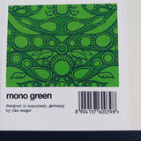 Leuchtstern "Mono", Gr. M,60 cm, grün green,tolles Allovermuster Papierstern