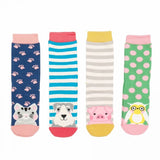 Socken Giftbox Mädchen Socks 7-9 Jahre Animals