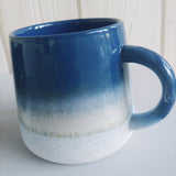 Tasse Becher Keramiktasse Farbverlauf Mojave Glace blue