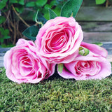 Strauss mit Rosen 30 cm rosa